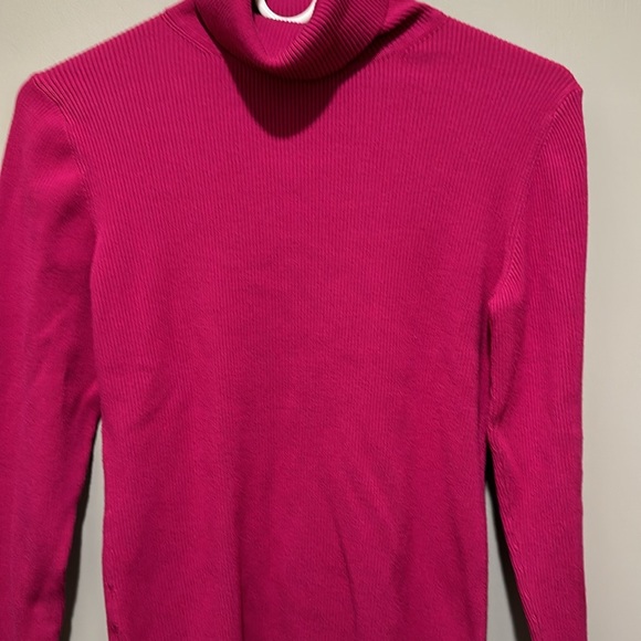 Ann  Taylor size large ribbed turtleneck - Picture 3 of 6